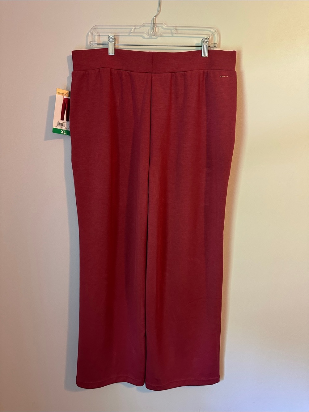 Mondetta Raspberry Coulis Wide-Leg Lounge Pants